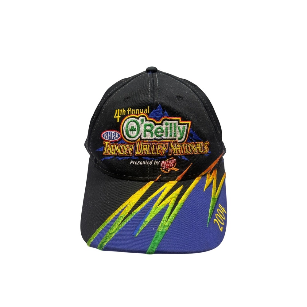 NHRA‎ Main Gate  Hat Mens Black 4th Annual Thunder Valley Nationals 2004 OSFM